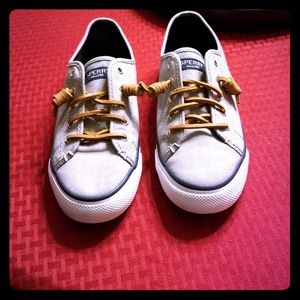 Gently Preloved Sperry canvas shoes